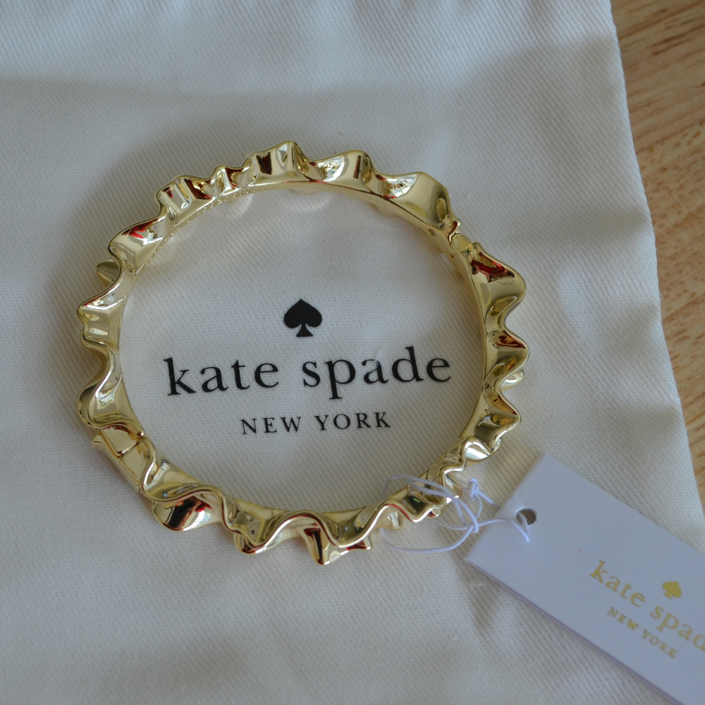 KATE SPADE Ruffle Bangle Bracelet - Picture 6 of 8